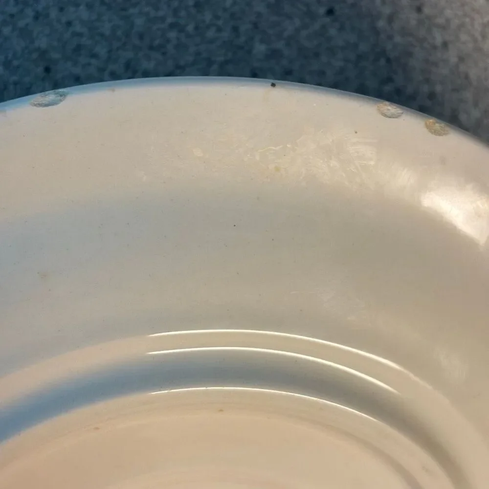 Pier One Imports 7 3/4” Multi Colored Stripes Salad Plates